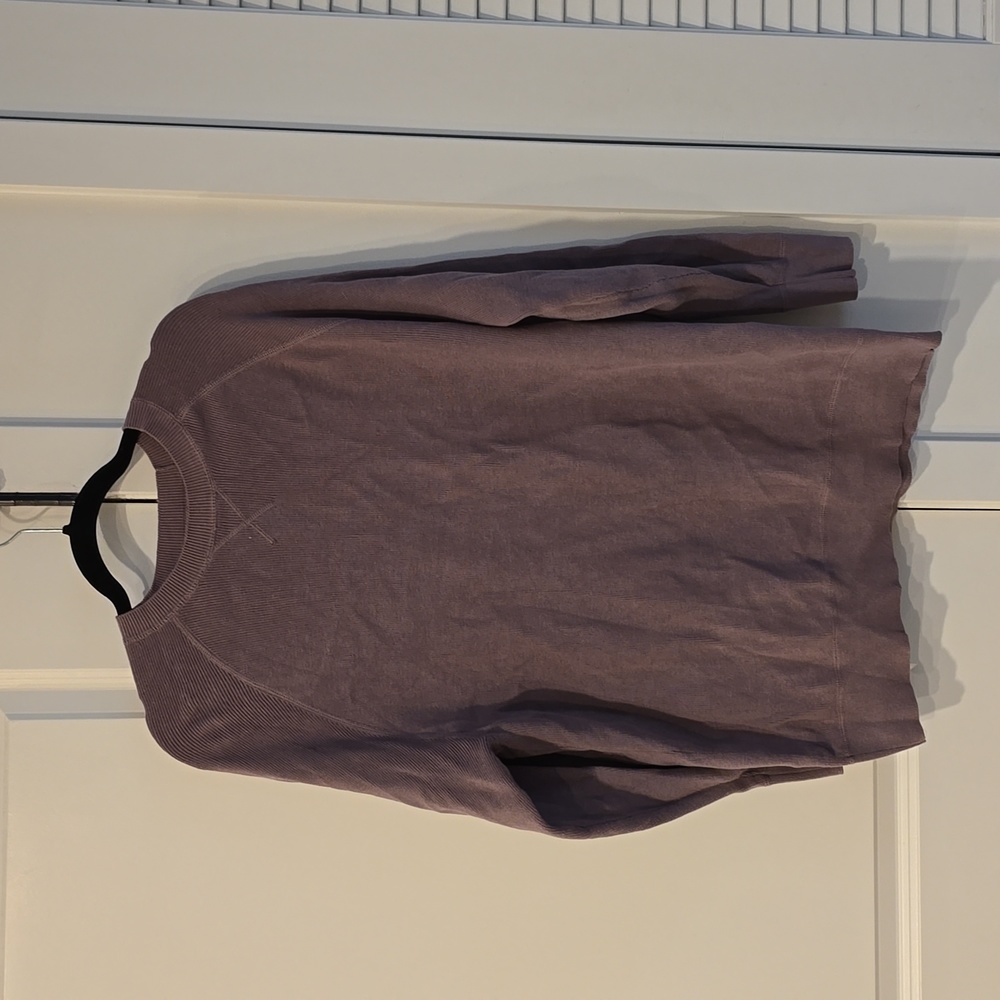 Purple Zara Henley Sweater